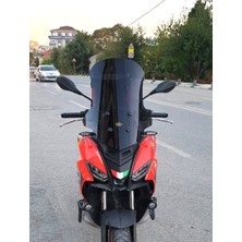 Motocam Aprilia Sr Gt 200 Ön Cam 2021-2026 Model 58CM Siyah Renkli 4mm
