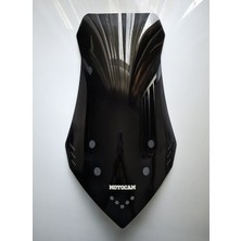 Motocam Mondial Strada 125 Ön Cam 2023-2026 Model 65CM Siyah Renkli 4mm