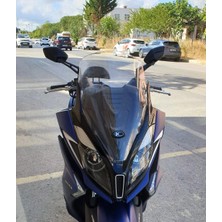 Motocam Kymco Downtown 250I Ön Cam 2016-2026-2026 Model 61CM Şeffaf Renkli 4mm Orijinal Boylu