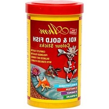 Hakay 1000 ml Koi Goldfish Renkli Balık Yemi