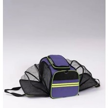 Hakay Yıkanabilir Kedi ve Köpek Çantası, Hawaii Desenli, Mor