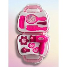 Hakay Çantalı Eğlenceli Güzellik Seti, Oje, Toka ve Fön Makinesi ile