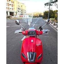 Motocam Kuba Bevely Ön Cam 2022-2026 Model 37CM Şeffaf Renkli 4mm Elcikli Aparatsız