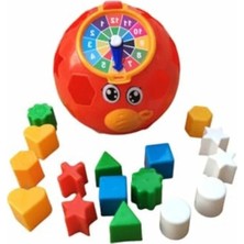 Hakay 9 Parça Saatli Bultak Zeka Gelişim Seti - Prizma Şekilleri
