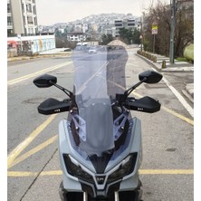 Motocam Sym Adx 300 Ön Cam 2024-2026 Model 75CM Füme Renkli 4mm Uzun