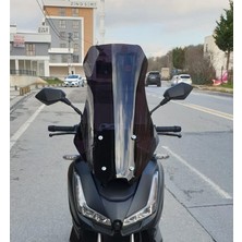 Motocam Salcano Wind 150 Ön Cam 2023-2026 Model 75CM Siyah Renkli 4mm