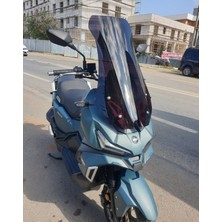 Motocam Sym Adx 125 Ön Cam 2023-2026 Model 70CM Siyah Renkli 4mm Uzun