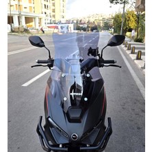 Motocam Salcano Wind 150 Ön Cam 2023-2026 Model 57CM Füme Renkli 4mm