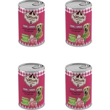 Hakay 4 Adet Konserve Yaş Mama, Dana Etli & Tahılsız, 415 gr