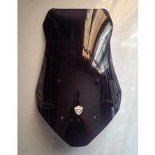 Motocam Yuki Adventure 150 Ön Cam 2023-2026 Model 55CM Siyah Renkli 4mm Kısa