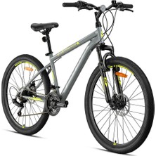 Geroni Magnum - 24" - Mtb - 13' - 21 Vites - M.disc - Nardo Gri-Füme/neon Sarı