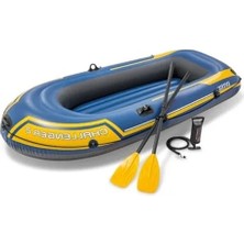 Hakay Mavi/sarı Renkli Şişme Bot, 236 x 114 x 41 Cm, 1 Adet