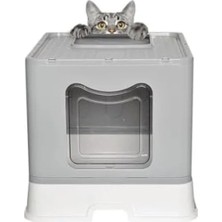 Hakay Koku Filtreli Jumbo Çekmeceli Katlanabilir Kedi Tuvaleti