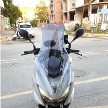 Motocam Motolüx Mtx 125 Ön Cam 2022-2026 Model 65CM Füme Renkli 4mm Orta Boylu
