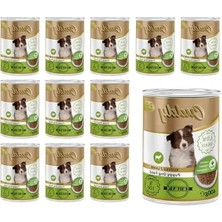 Hakay Kuzulu ve Jöleli Yavru Köpek Konserve Maması, 400 gr x 12 Adet