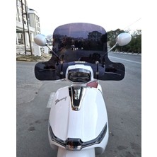 Motocam Küba Bannry Ön Cam 2024-2026 Model 39CM Siyah Renkli 4mm Elcikli Aparatsız