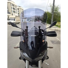 Motocam Moto Guzzi Stelvio Ön Cam 2024-2026 Model 57CM Füme Renkli 4mm