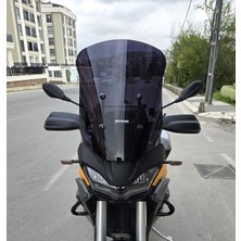 Motocam Moto Guzzi Stelvio Ön Cam 2024-2026 Model 57CM Siyah Renkli 4mm