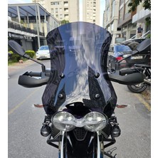 Motocam Moto Guzzi V85 Ön Cam 2019-2023 Model 58CM Siyah Renkli 4mm