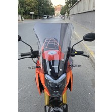 Motocam Arora Ars 200 Ön Cam 2022-2026 Model 46CM Füme Renkli 4mm
