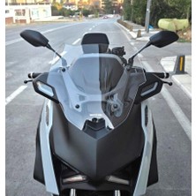 Motocam Yamaha Xmax Techmax Ön Cam 2025-2026 Model 39CM Şeffaf Renkli 4mm Asansörlü