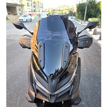 Motocam Voge Sr4 Ön Cam 2022-2026 Model 54CM Siyah Renkli 4mm Orijinal Boylu