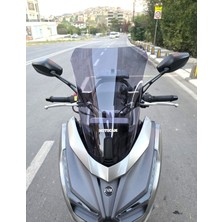 Motocam Sym Jet 14 Evo 200 Plus Ön Cam 2023-2026 Model 45CM Füme Renkli 4mm