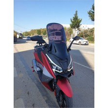 Motocam Ariic Chief 318 Ön Cam 2023-2026 Model 75CM Siyah Renkli 4mm Uzun