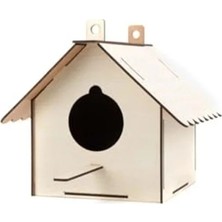 Hakay Ahşap Kuş Evi, Doğal Malzemeden Üretilmiş