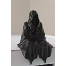 Hakay 3D Masa - Kitaplık - Gamer Dekorasyonu Ghost Azrail Kitaplık Figürü 9 cm