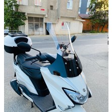 Motocam Suzuki Burgman Street Ex 125 Ön Cam 2023-2026 Model 62CM Şeffaf Renkli 4mm