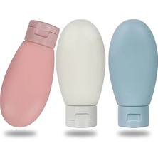 Hakay 60 ml Sızdırmaz Seyahat Şişesi Seti, Bpa Içermez ve Taşıma Çantası Dahil