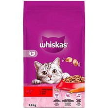 4 Adet Whiskas Biftekli Kuru Kedi Maması 3,8 kg