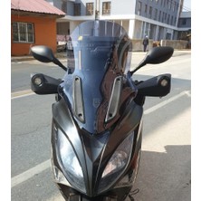 Motocam Kymco Xciting 250 R Ön Cam 2010-2011 Model 72CM Füme Renkli 4mm Uzun