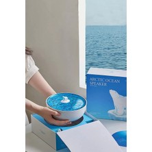 Markaon Kesgin Market® Newface Z5 Arktik Okyanus Temalı Bt Kablosuz Hoparlör - Mavi Teknokesgin