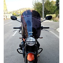 Motocam Moto Guzzi V7 Stone Ön Cam 2021-2023 Model 53CM Siyah Renkli 4mm Aparatsız