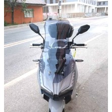 Motocam Motolüx Wow 150  Ön Cam 2023-2026 Model 75CM Füme Renkli 4mm Uzun