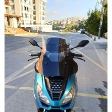 Motocam Peugeot Pulsion 125 Ön Cam 2022-2026 Model 68CM Şeffaf Renkli 4mm Uzun