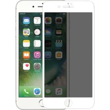 Piyasa Sepeti Apple iPhone 8 Gizli Kırılmaz Cam Privacy Tam Kaplayan Beyaz