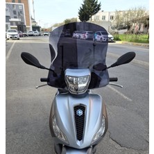 Motocam Piaggio Medley S 150 Ön Cam 2021-2026 Model 54CM Siyah Renkli Aparatsızdır