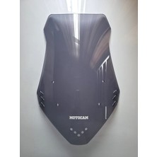 Motocam Volta Revolt Rsx7 Ön Cam 2022-2026 Model 55CM Füme Renkli 4mm Kısa