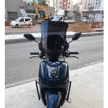 Motocam Yuki Gentle 110 Ön Cam 2025-2026 Model 44CM Siyah Renkli 4mm Aparatsız