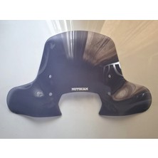 Motocam Rks Sc 150 Ön Cam 2023-2026 Model 40CM Füme Renkli 4mm Elcikli Aparatsız