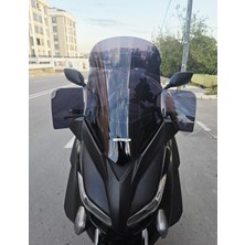 Motocam Yamaha Xmax Ön Cam 2014-2017 Model 59CM Siyah Renkli 4mm Elcikli