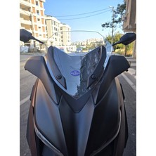 Motocam Yamaha Xmax Ön Cam 2018-2022 Model 36CM Şeffaf Renkli 4mm Sportif