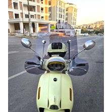 Motocam Rks Ltr 125 Ön Cam 2023-2026 Model 51CM Füme Renkli 4mm Elcikli Aparatsız
