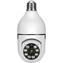 Hakay Wifi Bağlantılı Ampul Kamera, 5 Mp ve 10X Zoom ile Güvenlik Sağlar