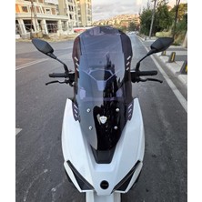 Motocam Rks Vieste 249 Ön Cam 2022-2026 Model 55CM Siyah Renkli 4mm Kısa