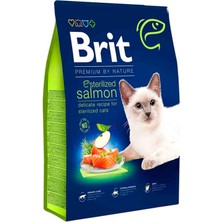 Brit Premium Somonlu Kısırlaştırılmış Kedi Maması 8kg