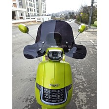 Motocam Skyjet Ravida Ön Cam 2024-2026 Model 37CM Siyah Renkli 4mm Elcikli Aparatsız